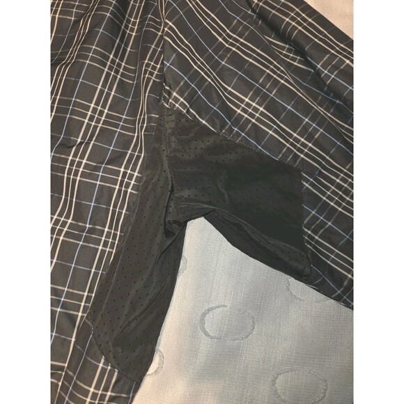 Zero Restriction Men’s Golf Jacket Full Zip Black Plaid Polyester Size Medium - Picture 5 of 12